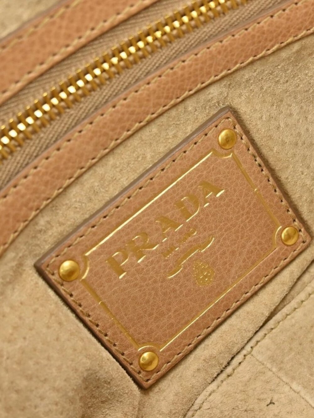 Deal PRADA BROWN SHOULDER BAG 7N NQ02158 - Picture 8 of 13